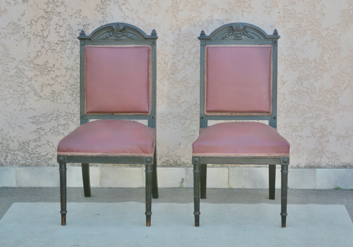 Paire De Chaises Napoléon III