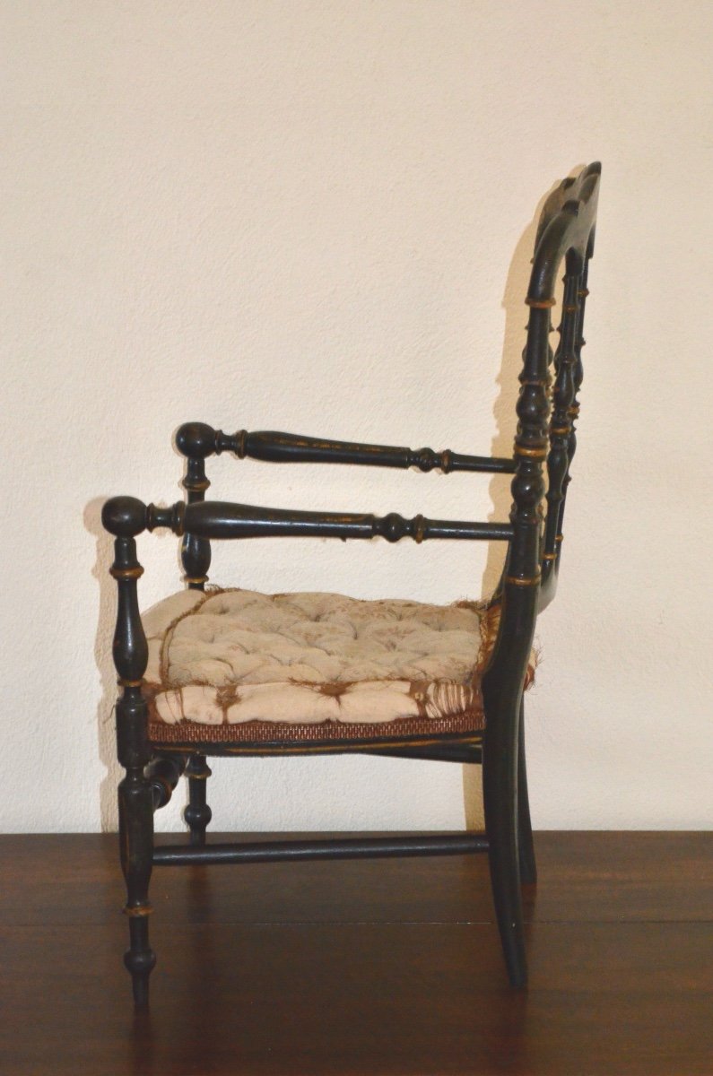 Children's Armchair Napoleon III Period -photo-1