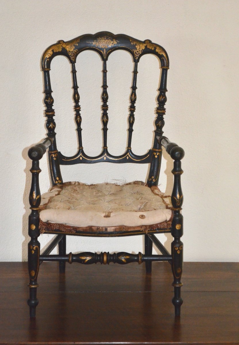 Children's Armchair Napoleon III Period 