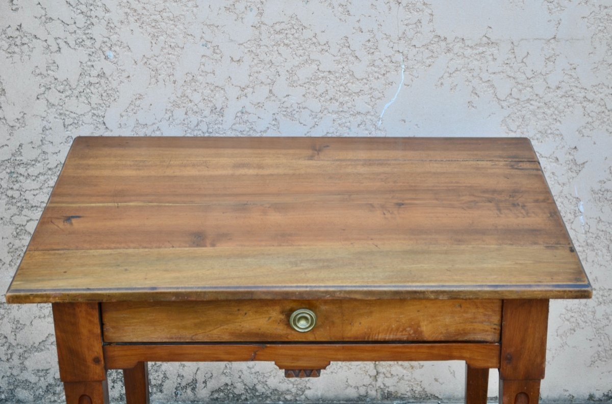 Louis XVI Period Walnut Writing Table -photo-1