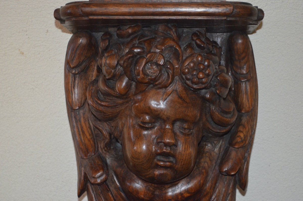 18th Century Cherub Wall Lamp-photo-3