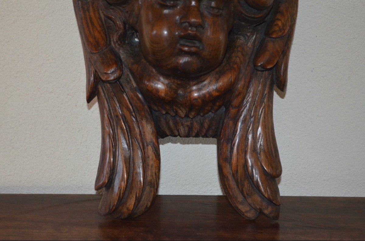 18th Century Cherub Wall Lamp-photo-4