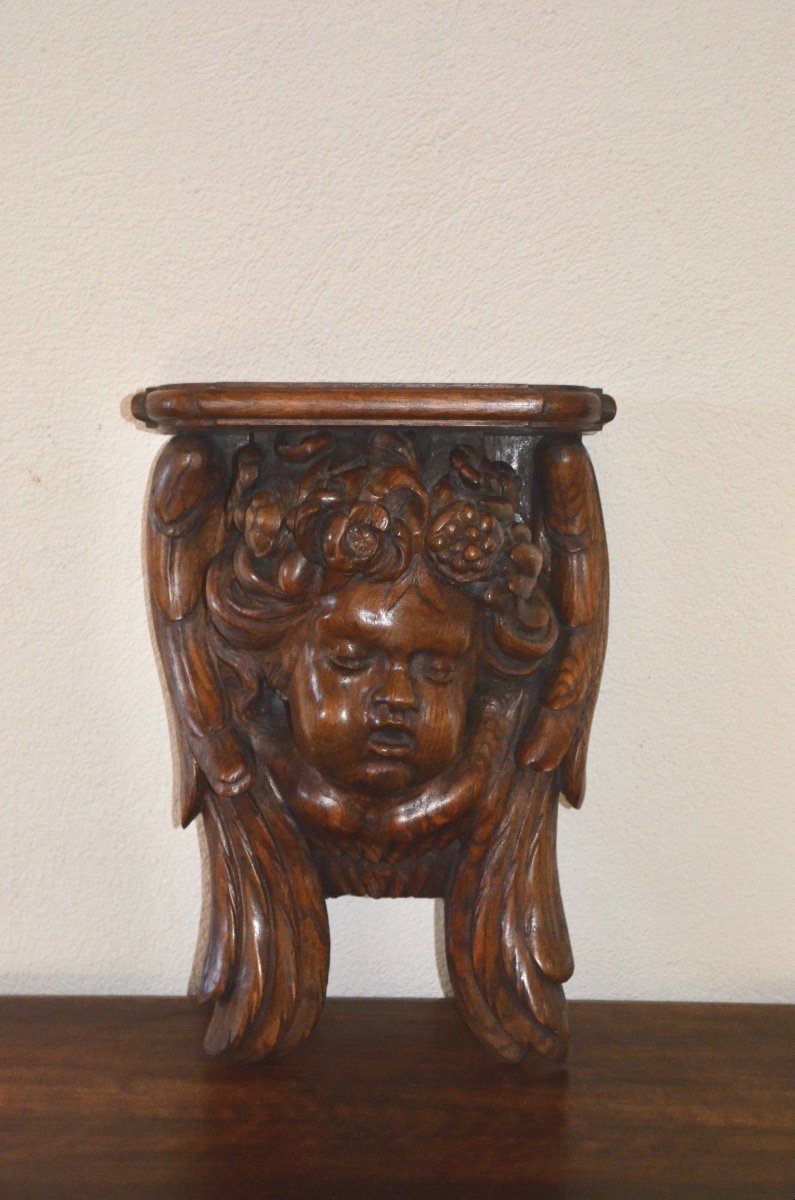 18th Century Cherub Wall Lamp