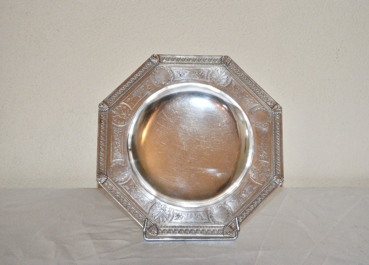 19th Century Solid Silver Presentation Dish