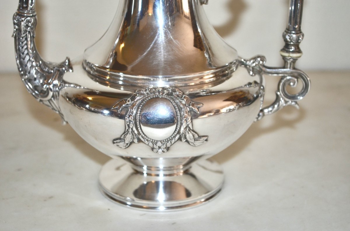 Napoleon III Sterling Silver Teapot By Lapar -photo-2