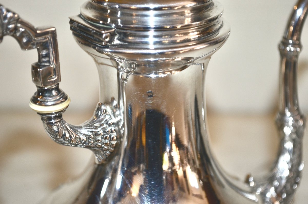 Napoleon III Sterling Silver Teapot By Lapar -photo-6