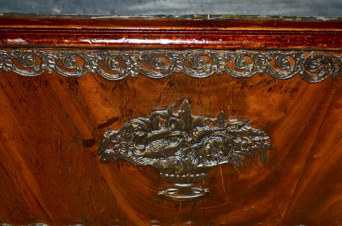 Planter Mahogany XIXth Century Louis XVI Style-photo-3