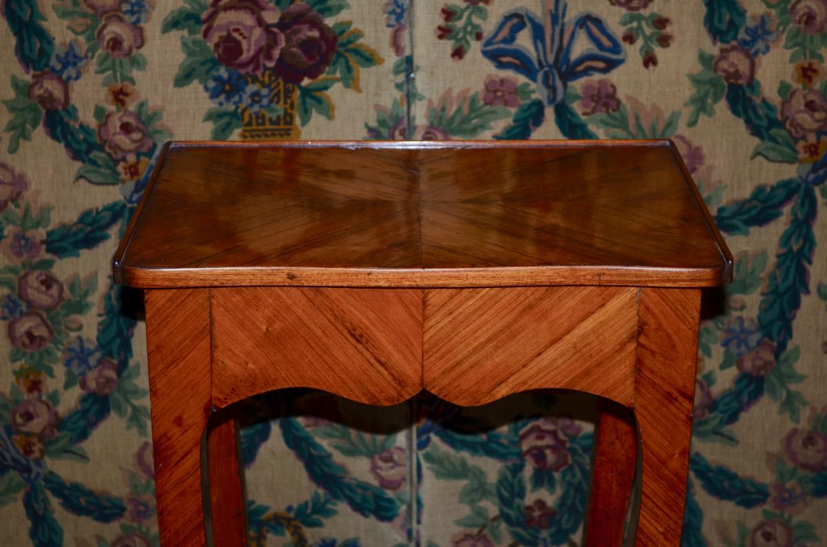 Writing Table In Rosewood Louis XV-photo-2