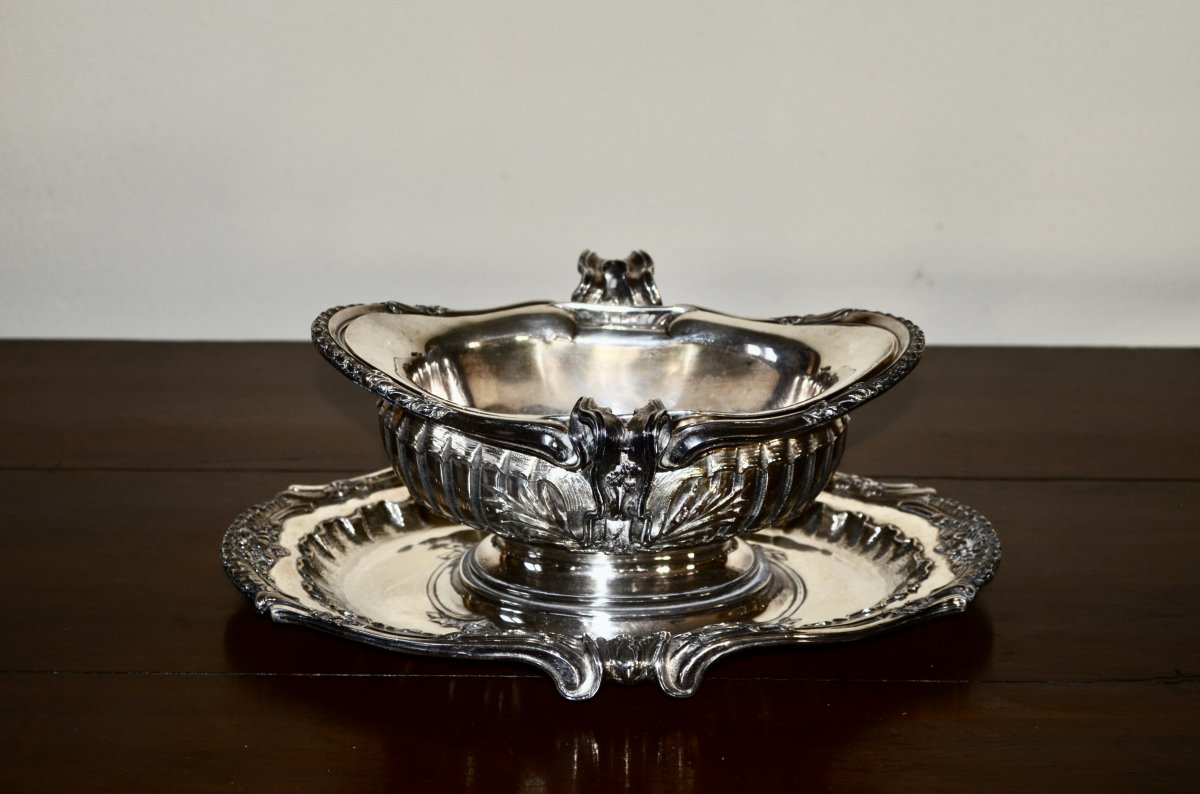 Saucière En Argent Massif XIXeme Siècle 