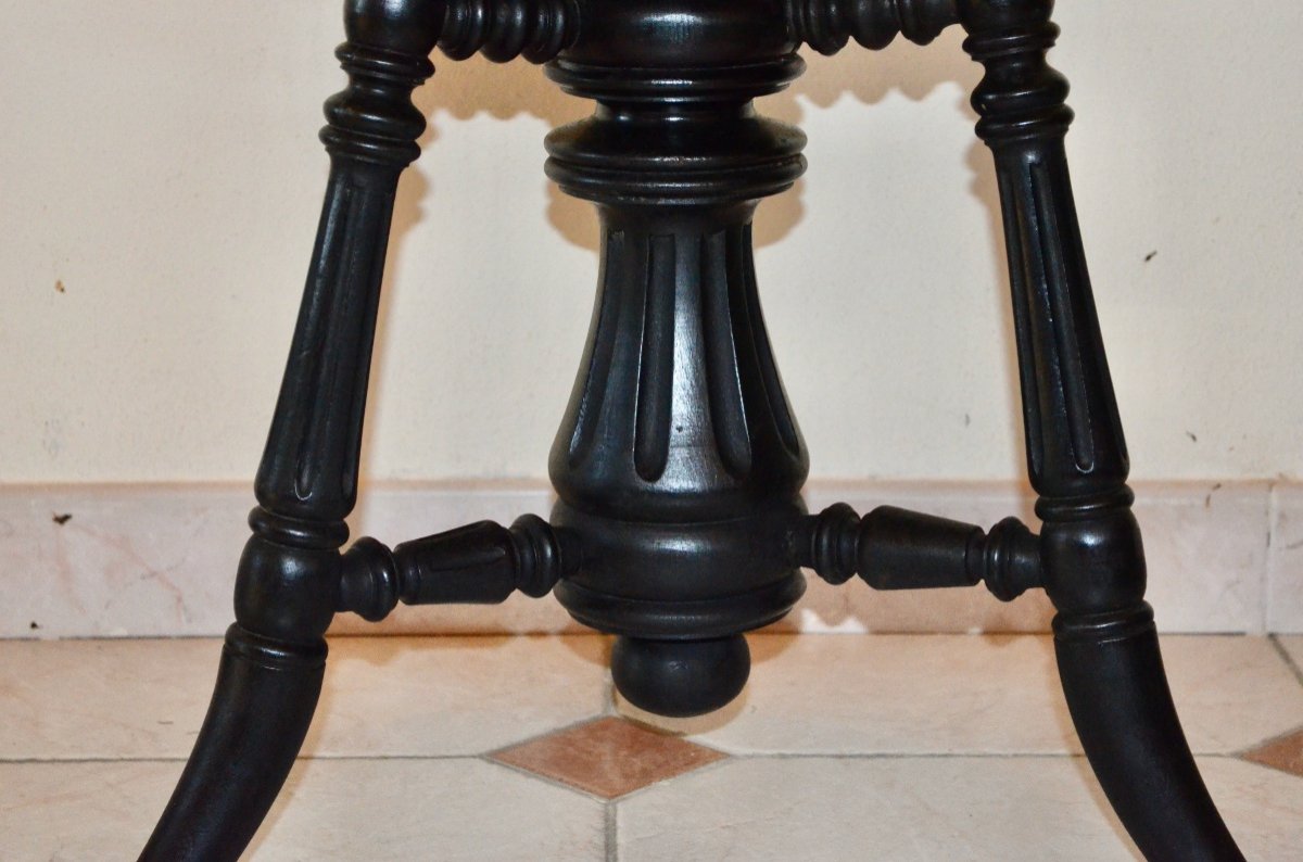 Napoleon III Piano Stool-photo-4