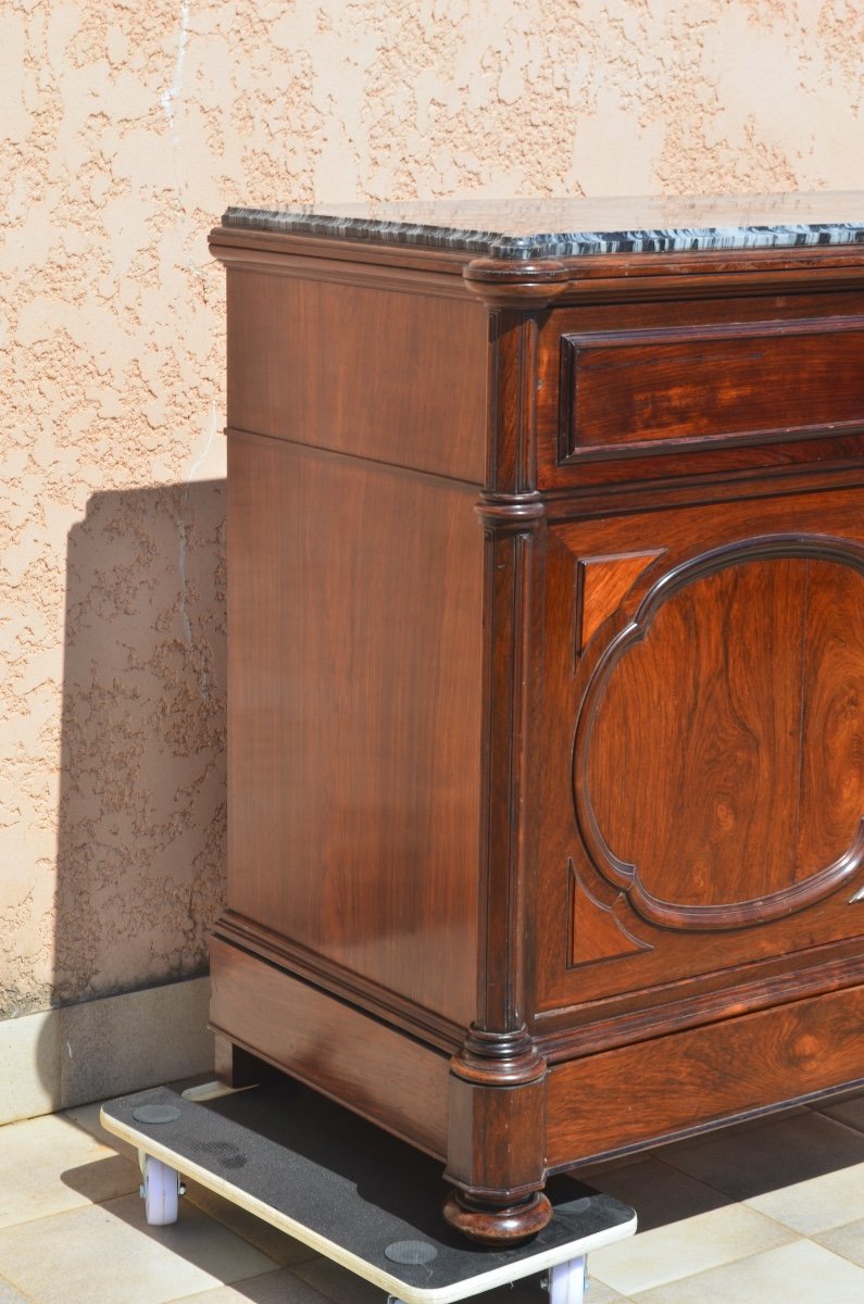 19th Century Secretary / Pantalonniere Chest Of Drawers-photo-2