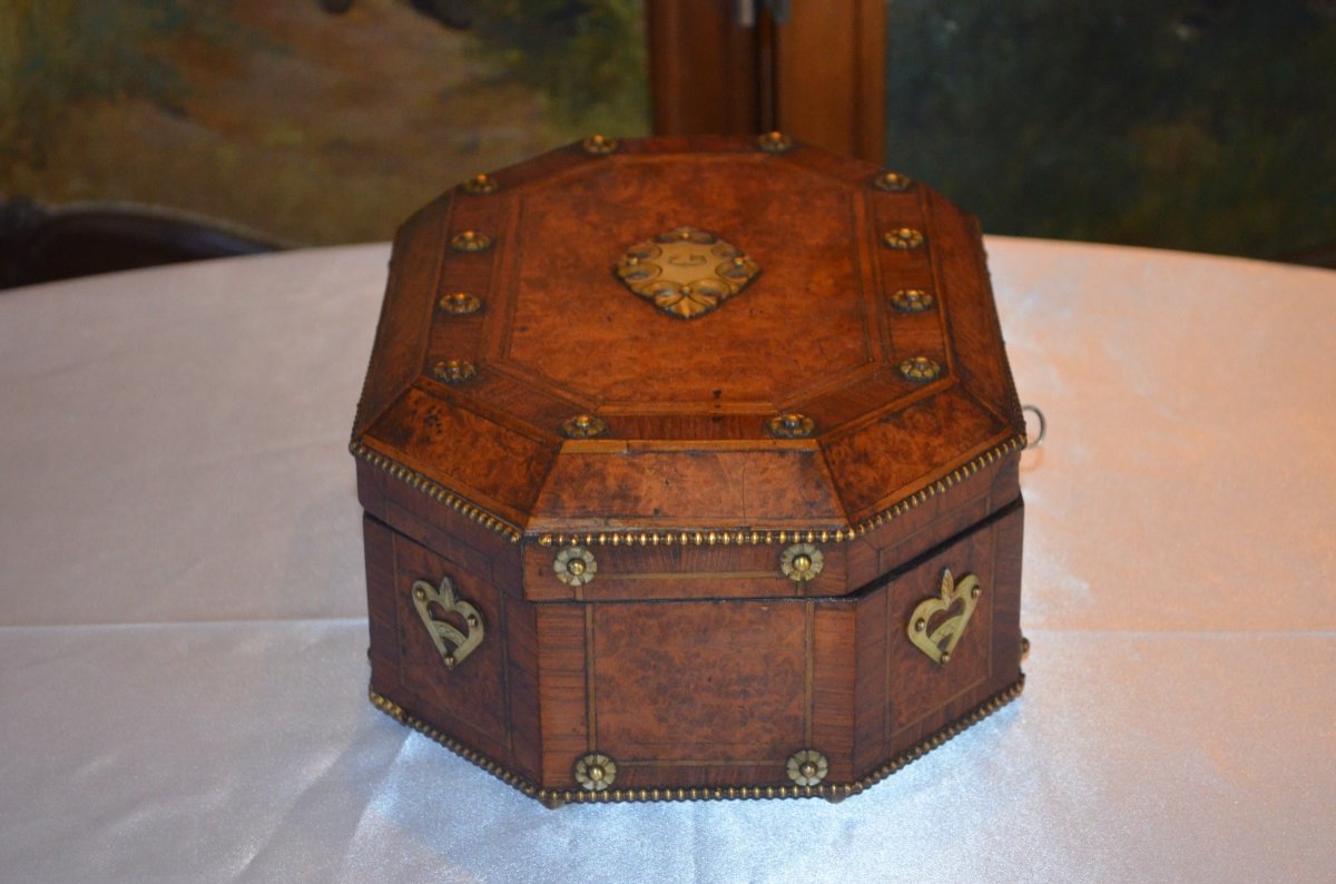 Napoleon III Jewelry Box Signed Diehl-photo-5