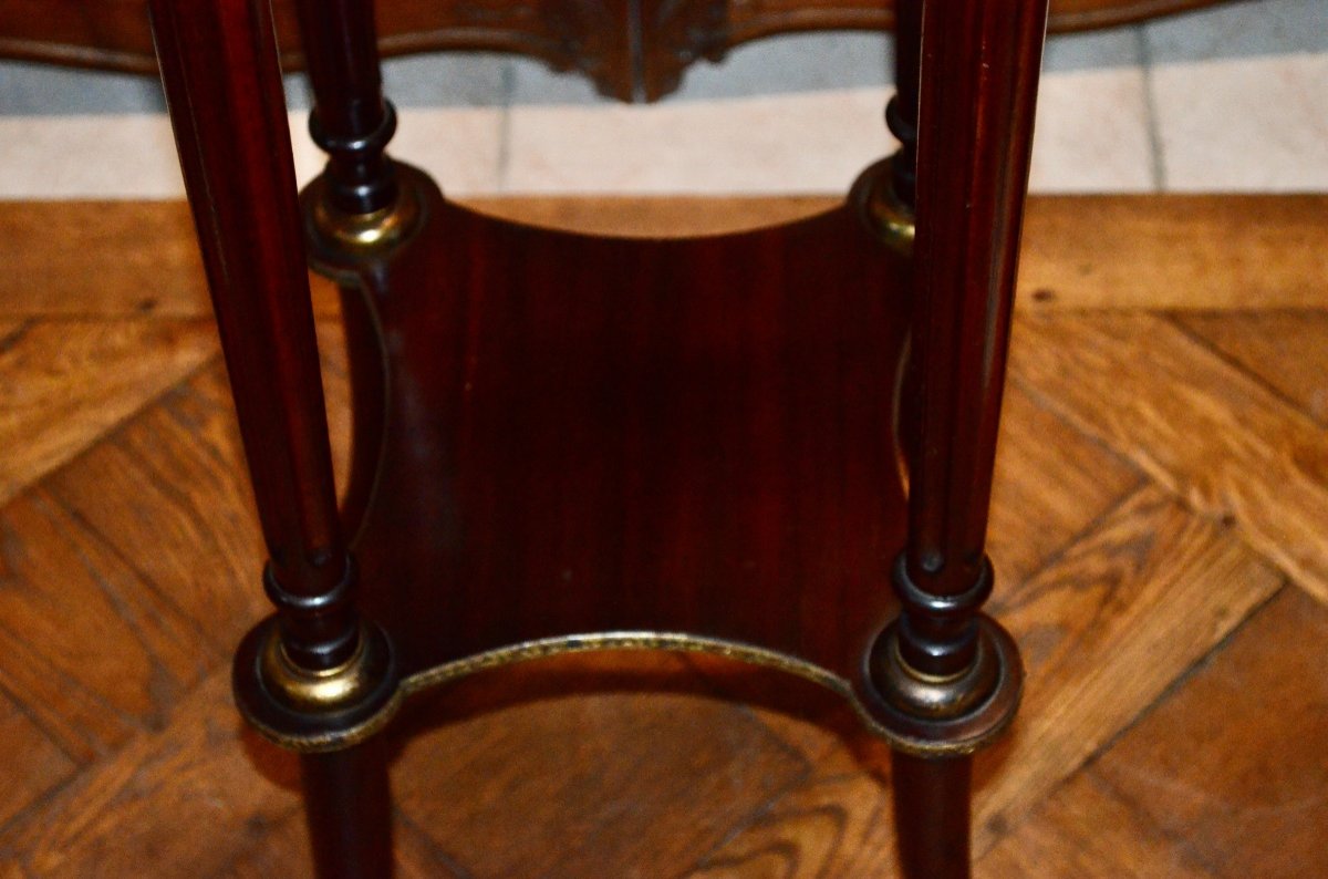 Mahogany Bolster Late 19th Century-photo-2