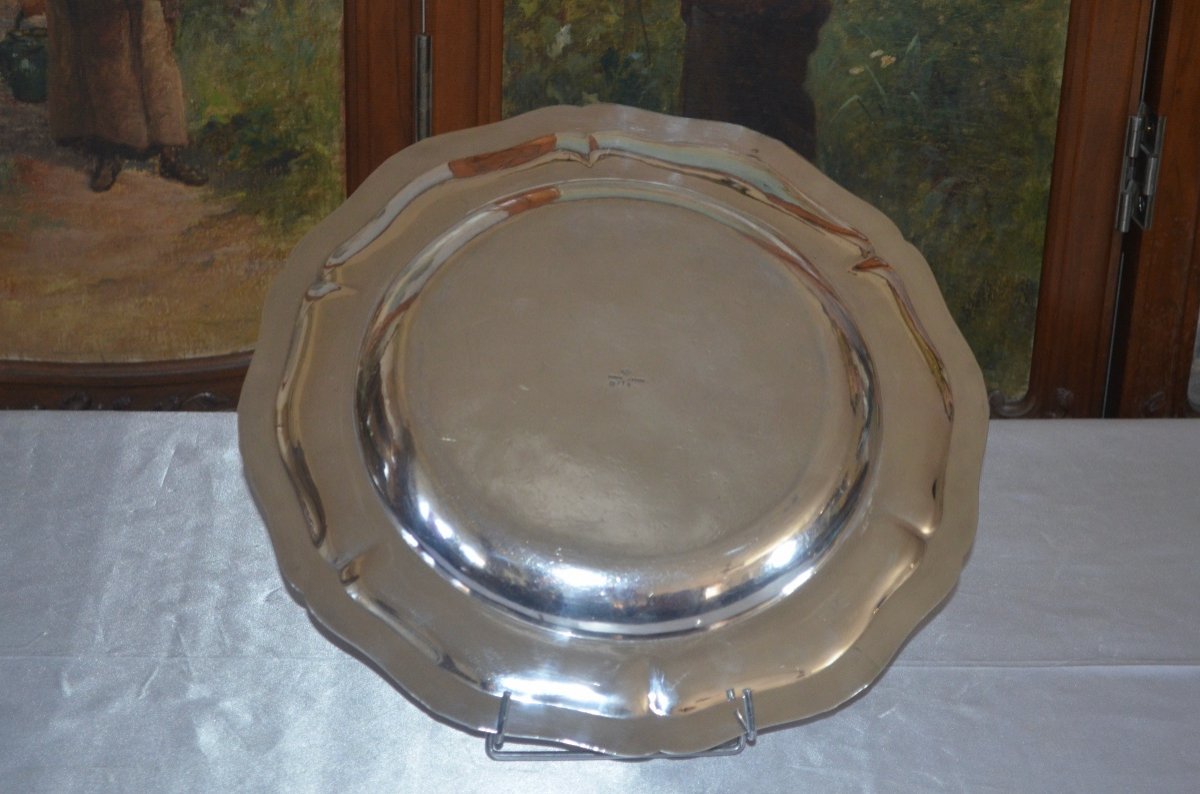 Dish In Sterling Silver From Odiot Napoleon III Period-photo-1
