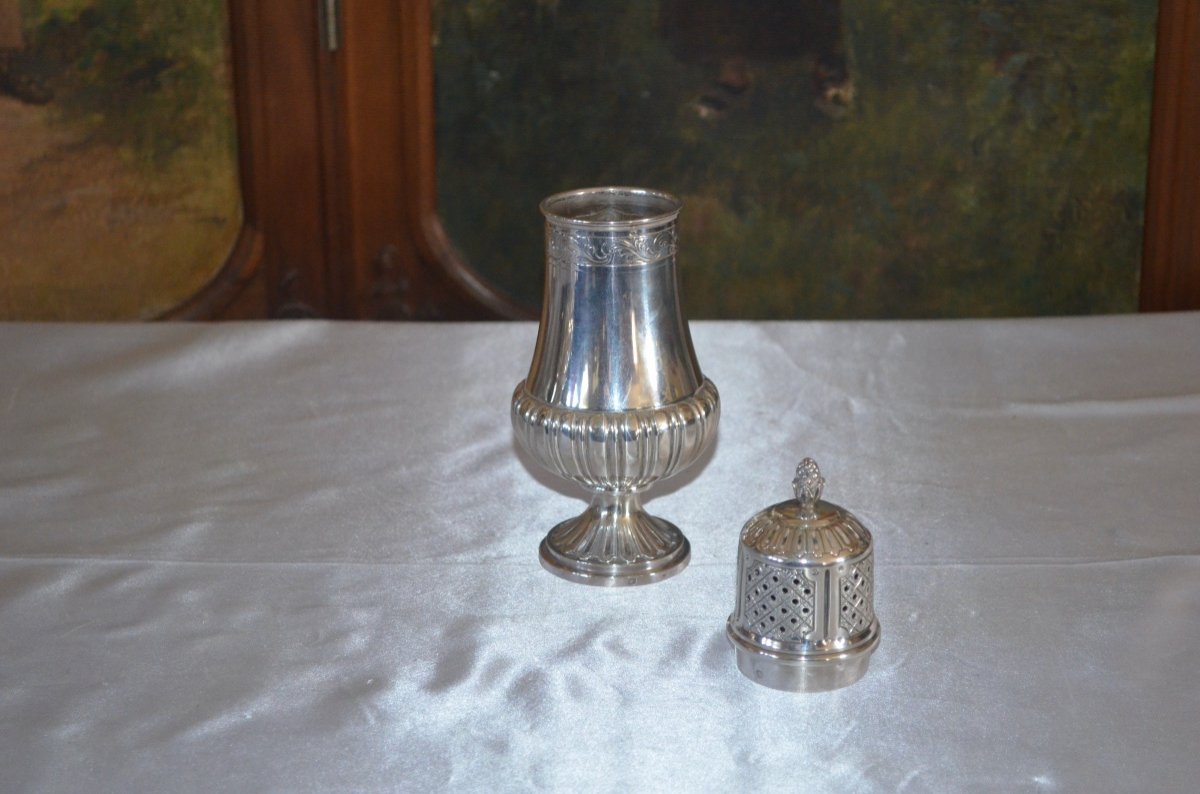 19th Century Sterling Silver Shaker-photo-3