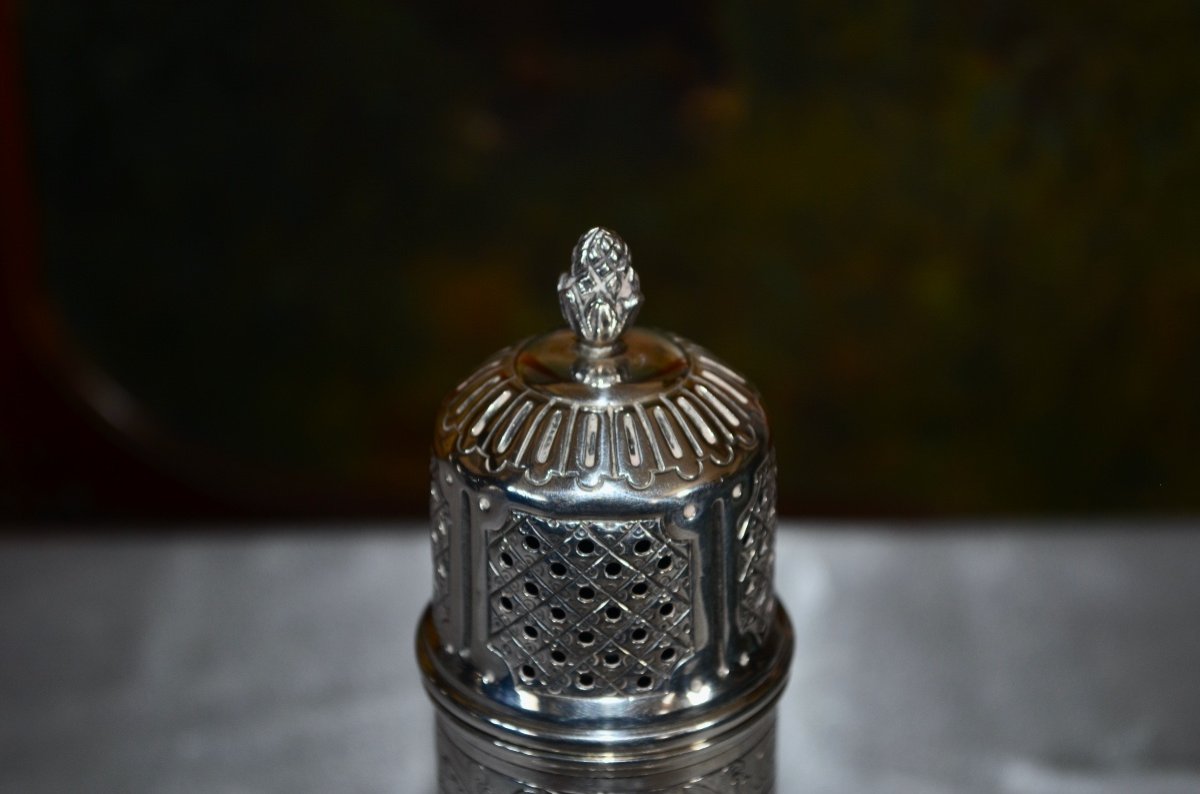 19th Century Sterling Silver Shaker-photo-1