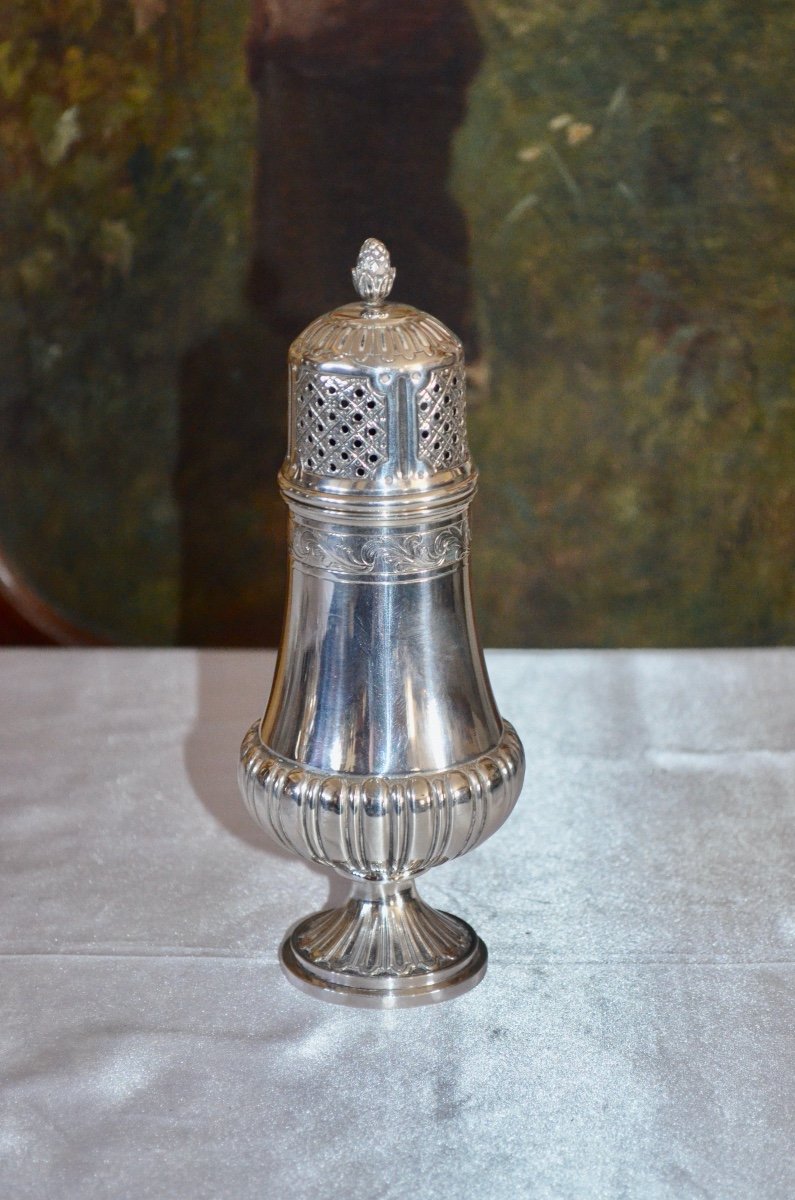 19th Century Sterling Silver Shaker