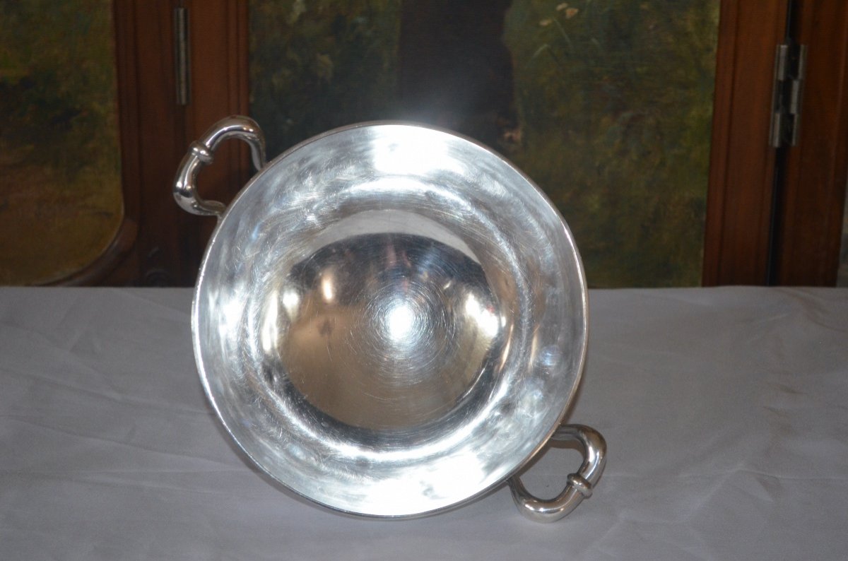 Empire Style Tureen In Sterling Silver-photo-4