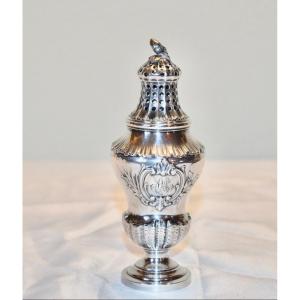 19th Century Sterling Silver Shaker