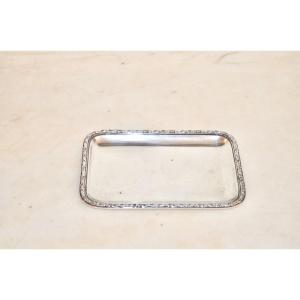 19th Century Sterling Silver Business Card Tray 