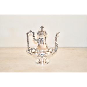 Napoleon III Sterling Silver Teapot By Lapar 