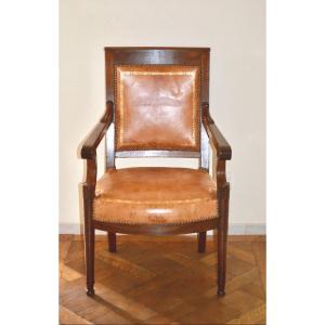 Empire Period Mahogany Office Chair