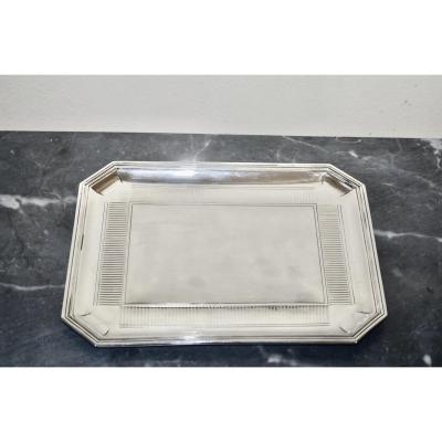 Solid Silver Tray By Odiot