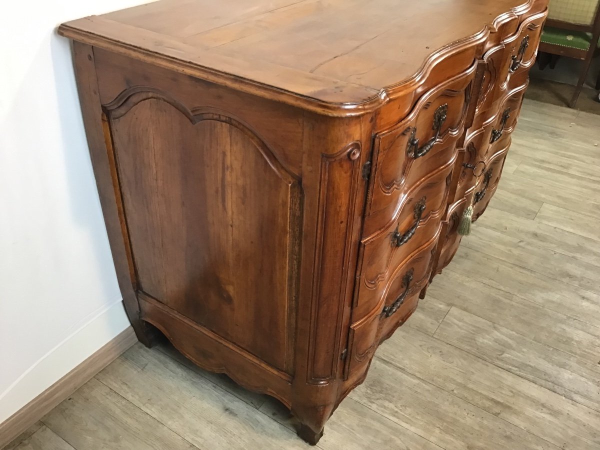 Buffet 18eme Siècle D’origine Fausse Commode Arbalète époque Louis XV-photo-1