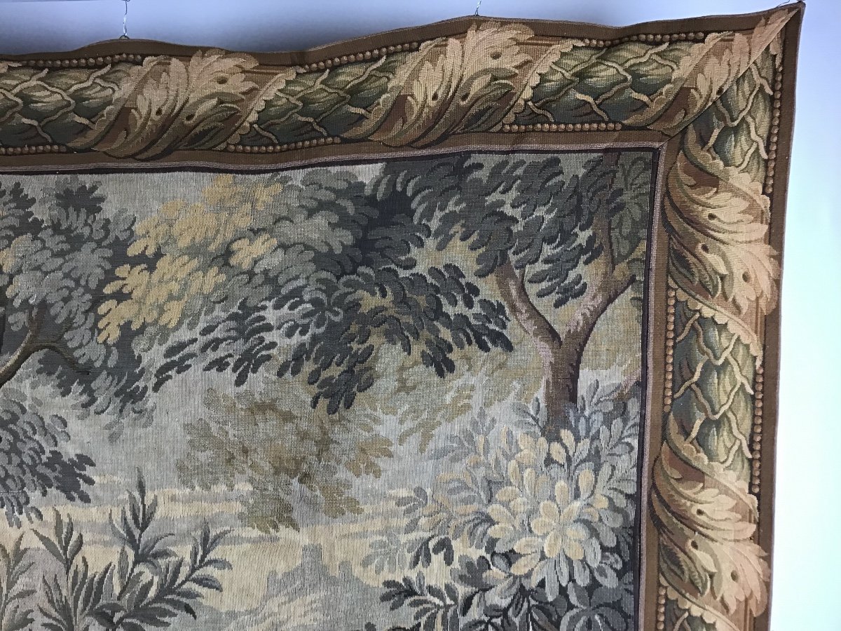 Verdure Aubusson Tapestry In Very Good Condition 225x175-photo-2