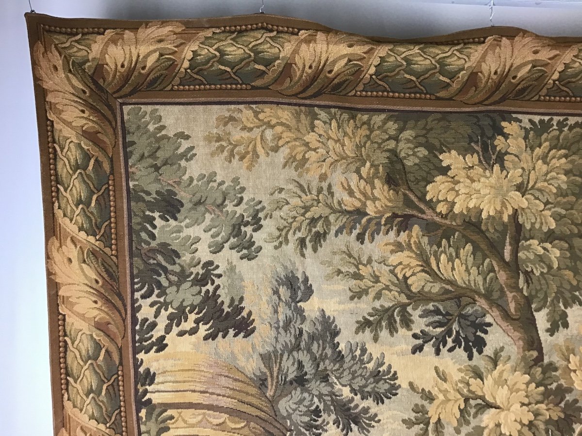 Verdure Aubusson Tapestry In Very Good Condition 225x175-photo-3