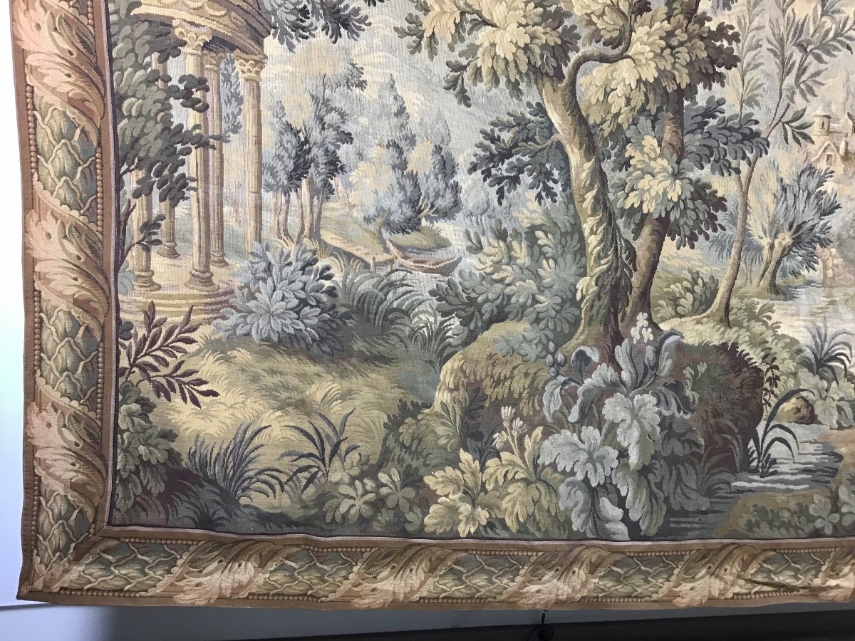 Verdure Aubusson Tapestry In Very Good Condition 225x175-photo-4