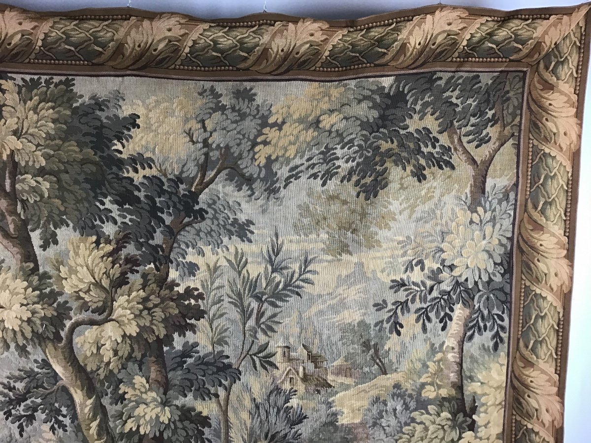 Verdure Aubusson Tapestry In Very Good Condition 225x175-photo-2