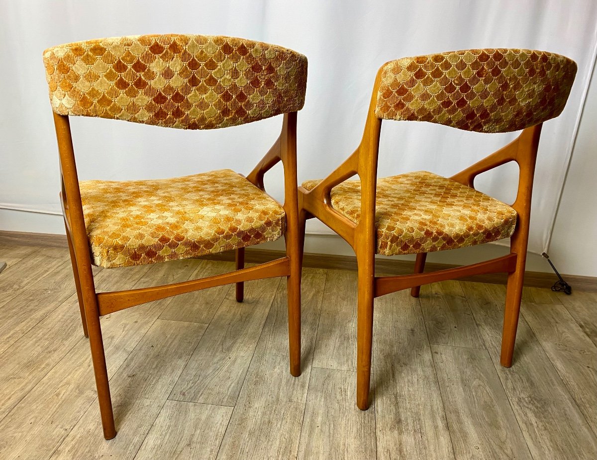 Pair Of 1960s Kai Kristiansen Chairs -photo-3