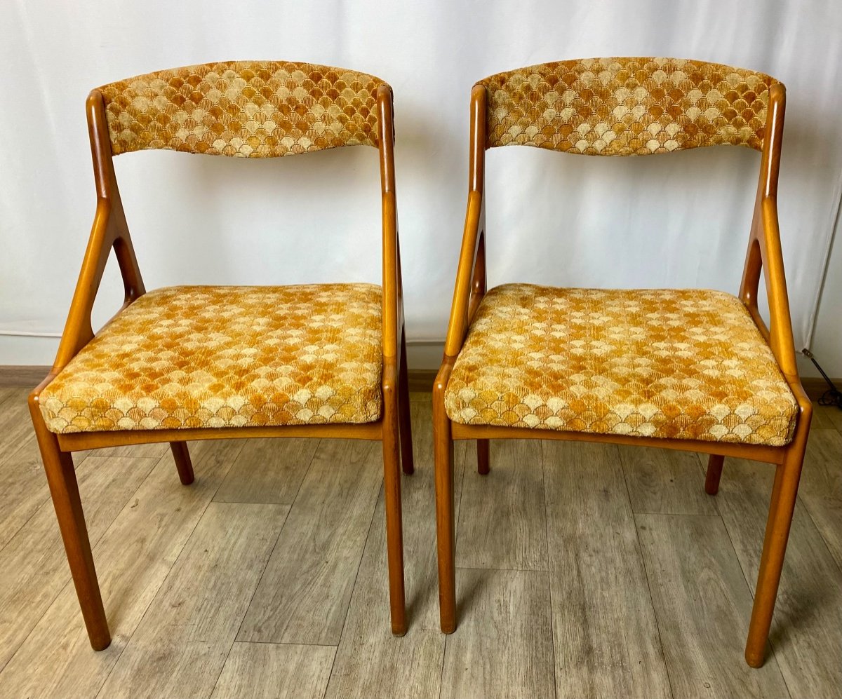 Pair Of 1960s Kai Kristiansen Chairs -photo-1