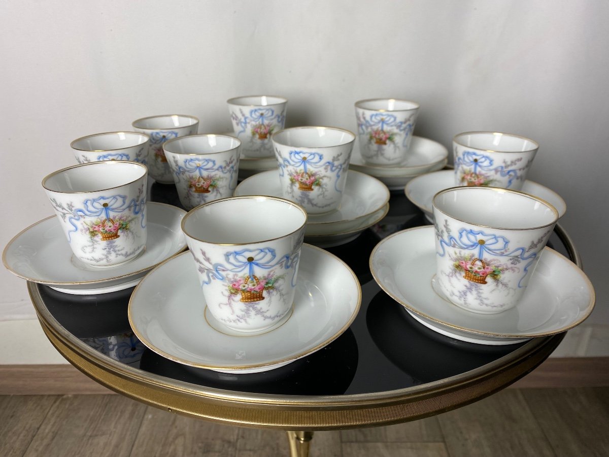 Jean Pouyat Limoges Louis XVI Porcelain Coffee Service -photo-1