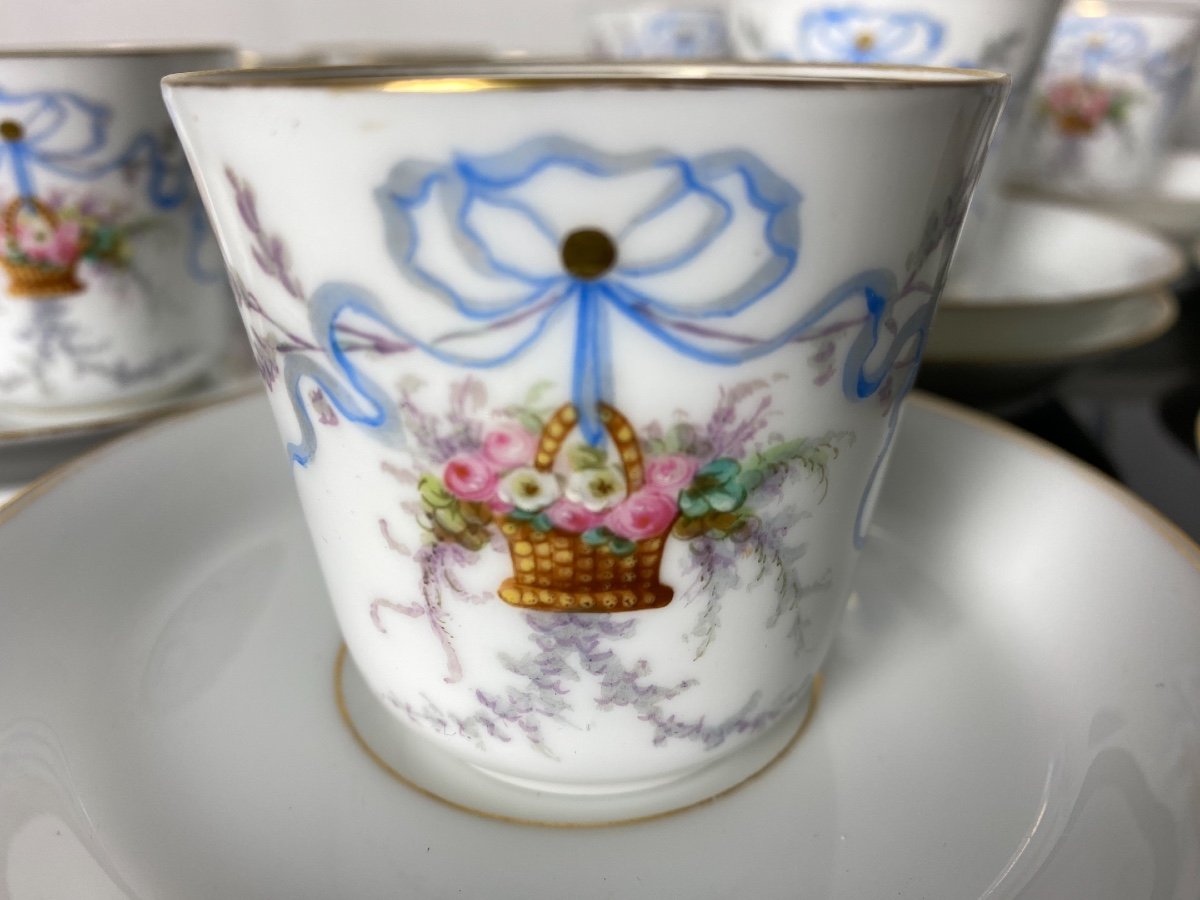 Jean Pouyat Limoges Louis XVI Porcelain Coffee Service -photo-2