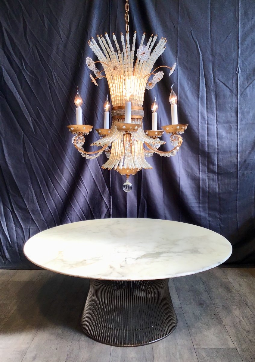 Chandelier By Robert Caillat, Early 1950s Maison Caillat -photo-2