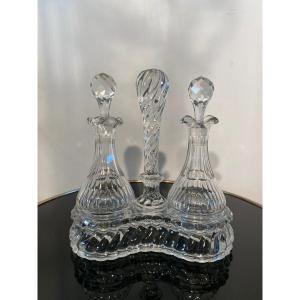 Baccarat Cristal Oil And Vinegar Service 1890 1920