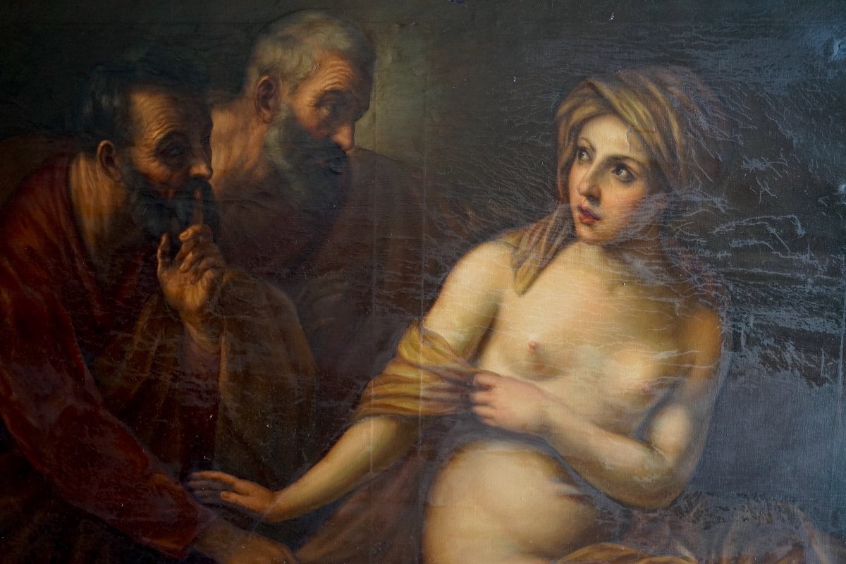 Painting Depicting The Biblical Iconography Of 'susanna And The Old Men-photo-2