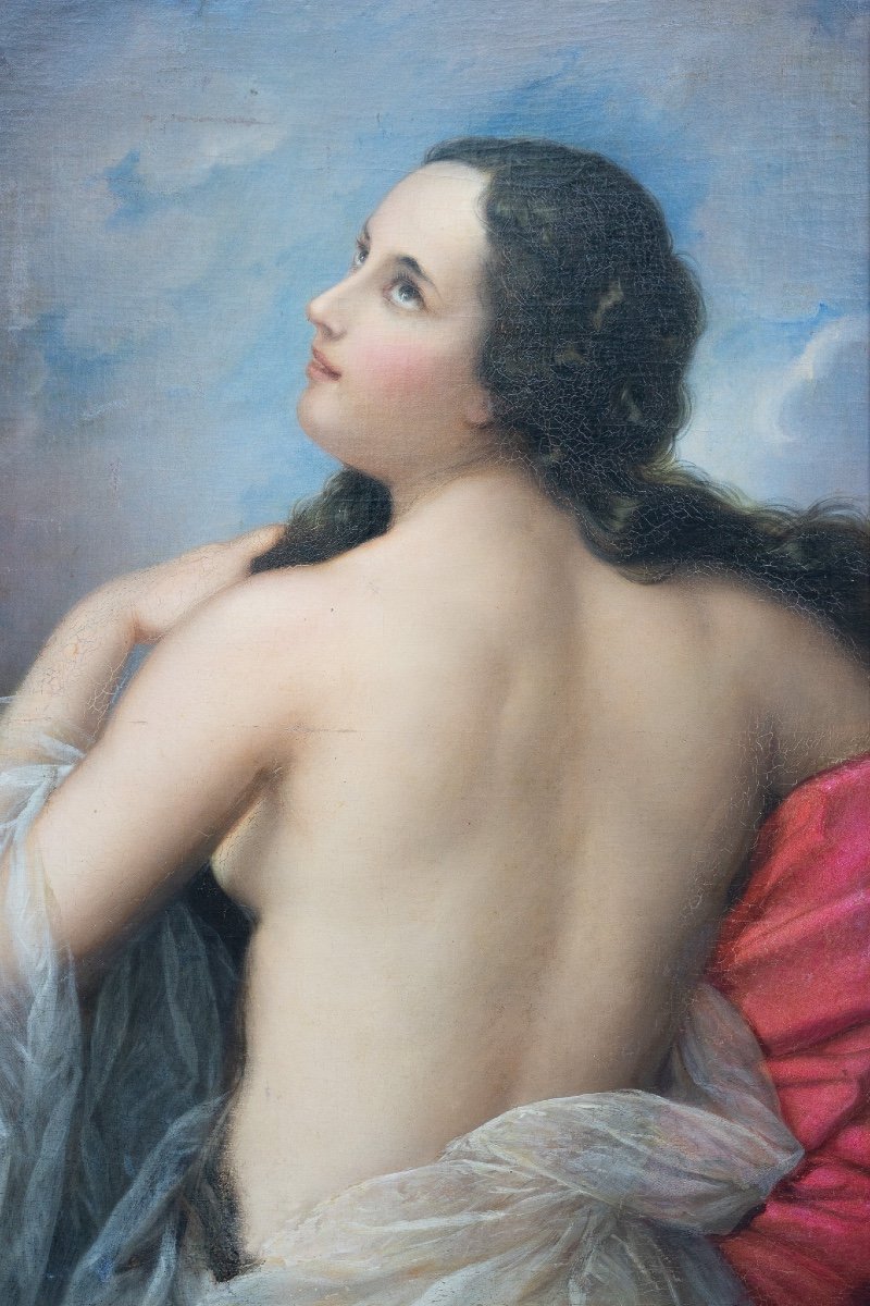 Portrait d'Une Jeune Femme, Attribué à Natale Schiavoni -photo-2