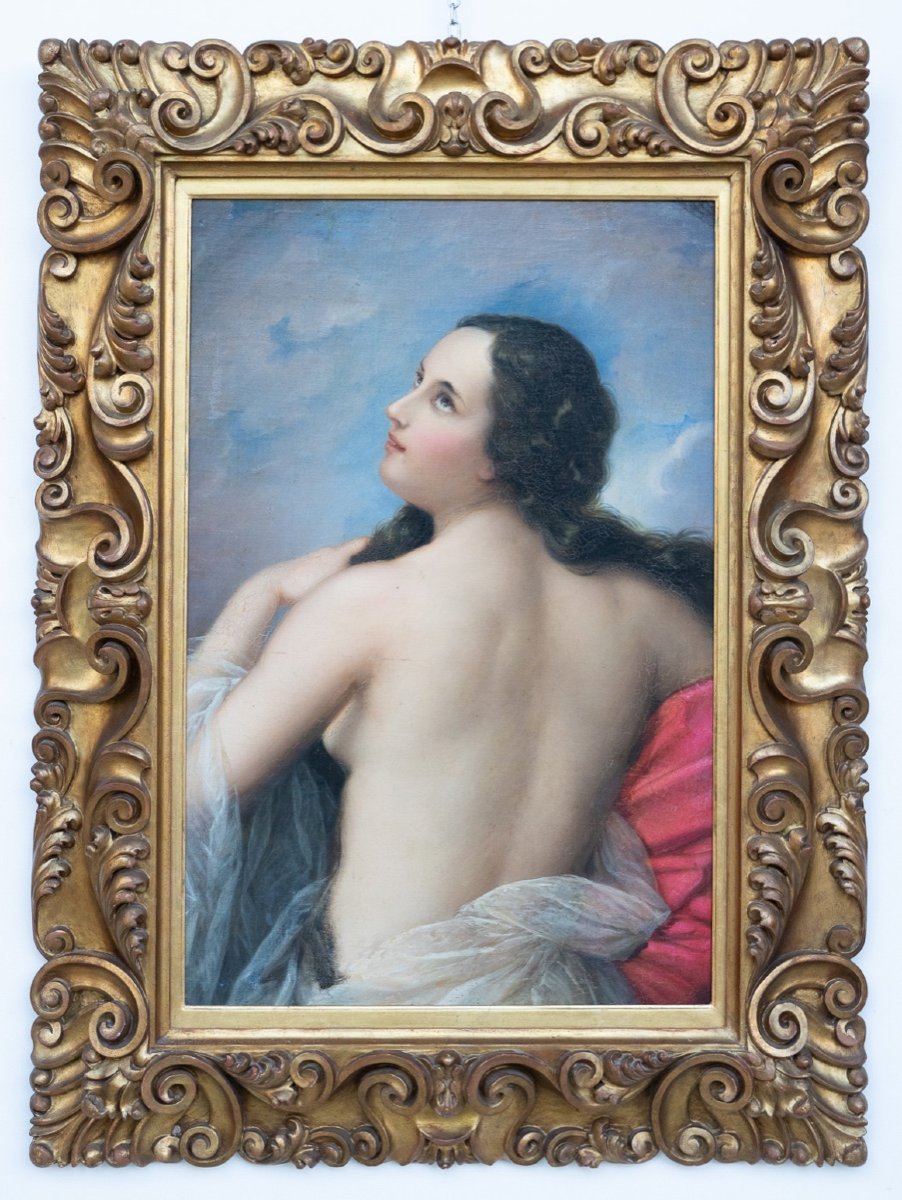 Portrait d'Une Jeune Femme, Attribué à Natale Schiavoni 