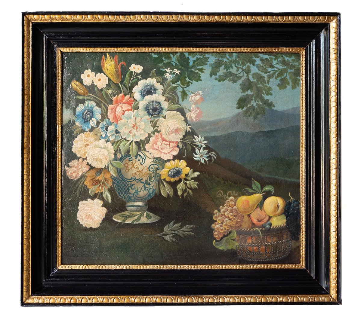 Nature Morte Aux Fleurs Et Aux Fruits