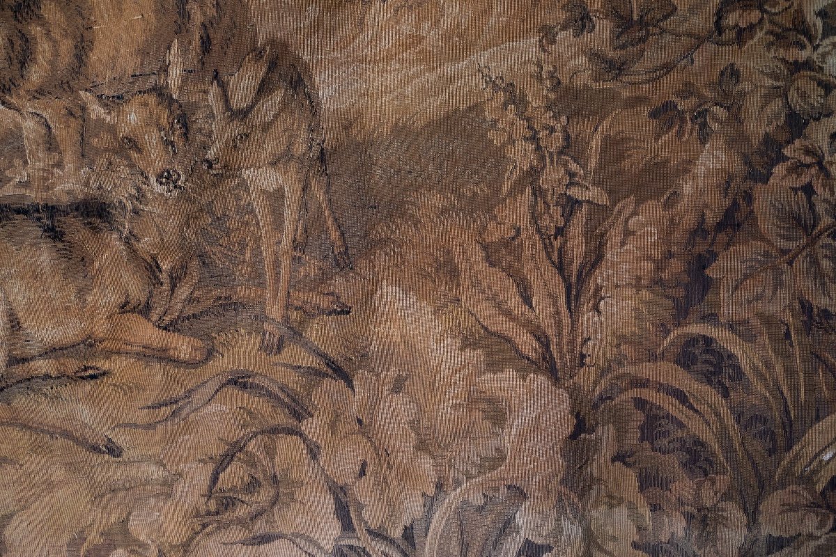 Tapestry With Deer In The Park  -photo-4