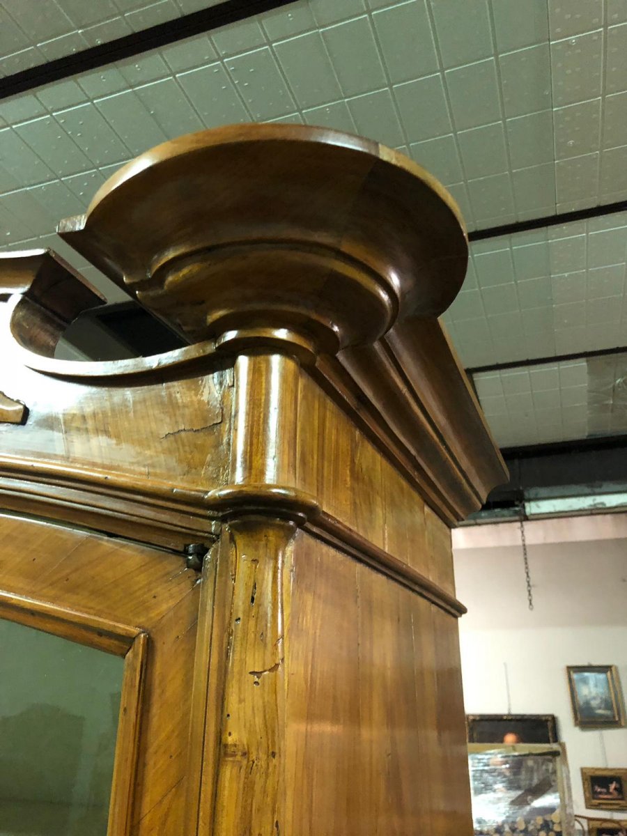 Cabinet en bois De Cerisier Du 19e Siècle-photo-1