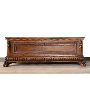 Antique Venetian Chest In Walnut