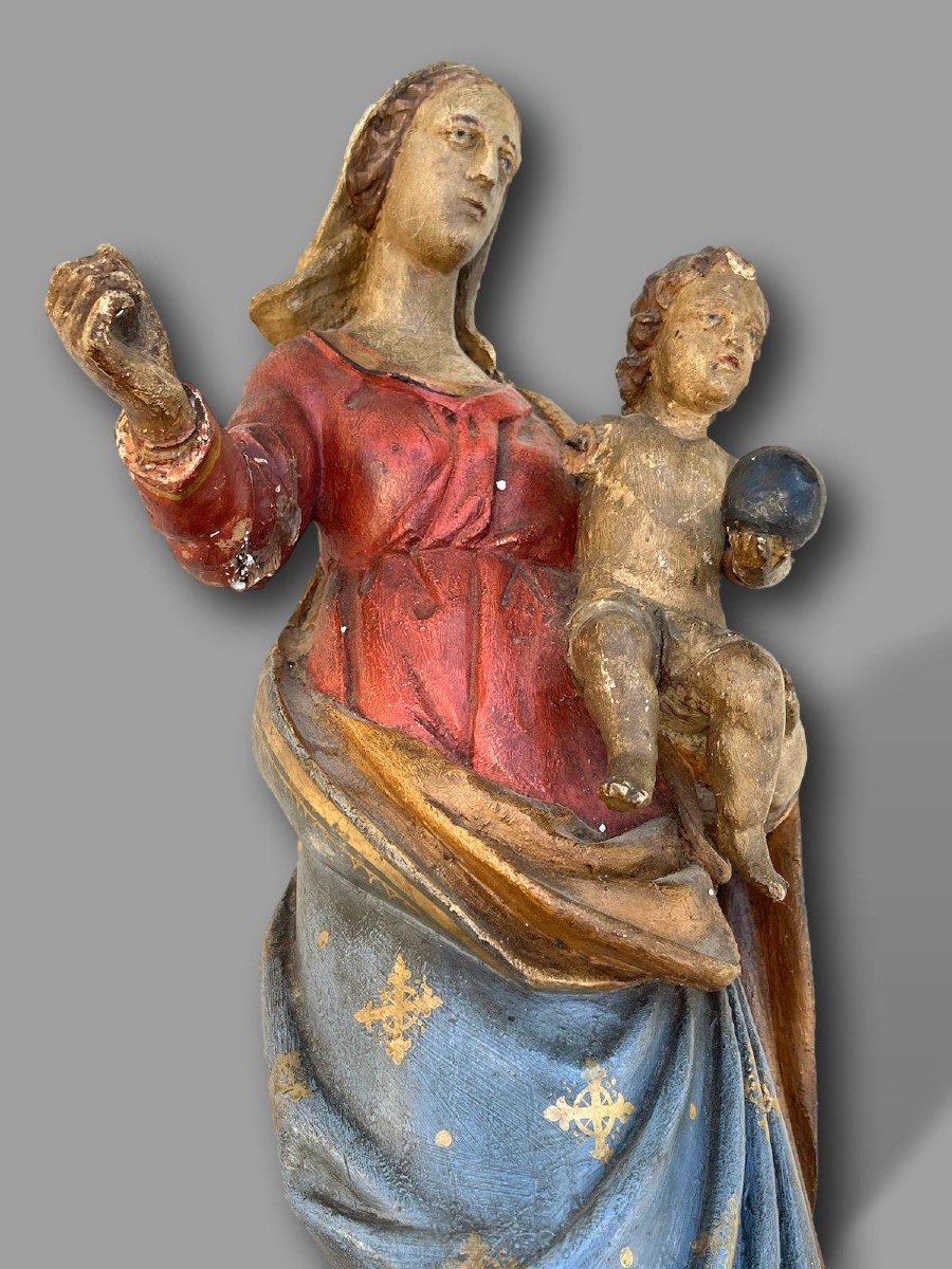 Cost Price: High Virgin And Child France 18th Century-photo-2