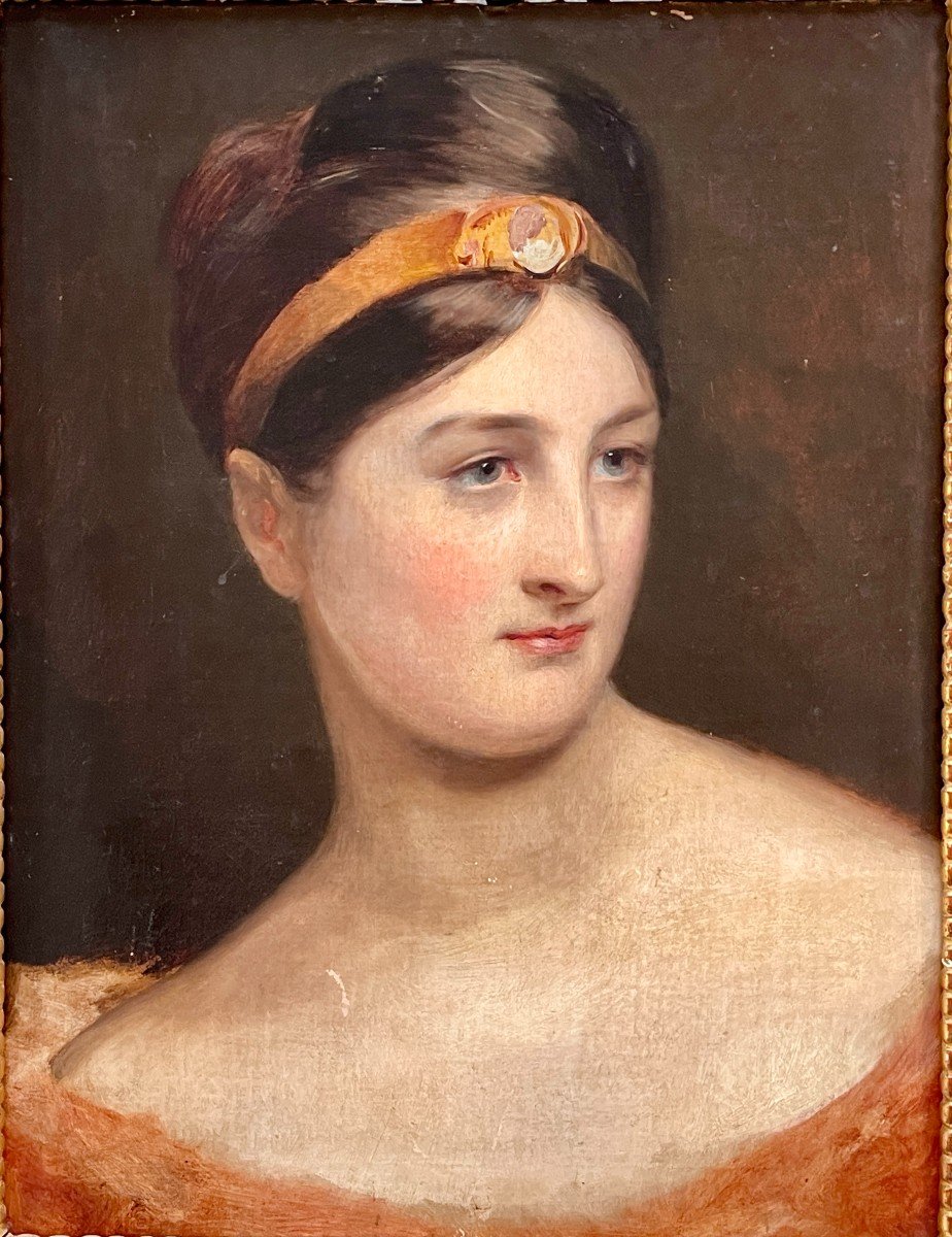 Jeune dame  par Amélie Munier-Romilly 1788-1875-photo-2