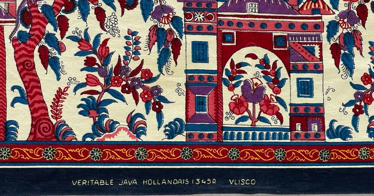 Vlisco - Authentic Dutch Java Wall Hanging - Exotic And Unique Decor-photo-4