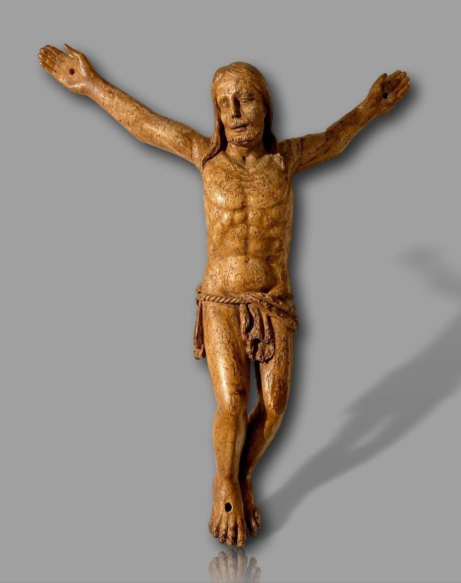 Important Gothic Corpus Christi Follower Of Pisano - Tuscany, 15th Century