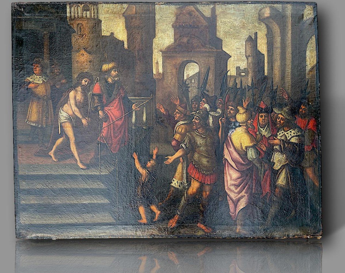 "entourage Of Vittore Carpaccio (1465-1526), Christ Before The Judges"